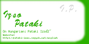 izso pataki business card